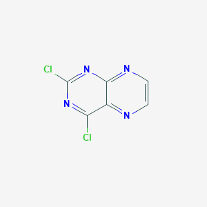 Chemical structure of 2,4-Dichloropteridine