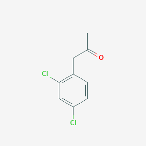 Chemical structure of 2,4-Dichlorophenylacetone