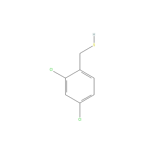 Chemical structure of 2,4-Dichlorobenzyl Mercaptan