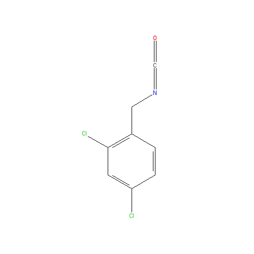Chemical structure of 2,4-Dichlorobenzyl Isocyanate