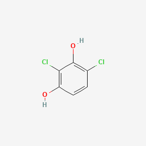Chemical structure of 2,4-Dichlororesorcinol