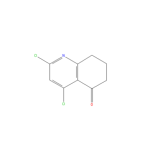 Chemical structure of 2,4-Dichloro-7,8-dihydroquinolin-5(6H)-one
