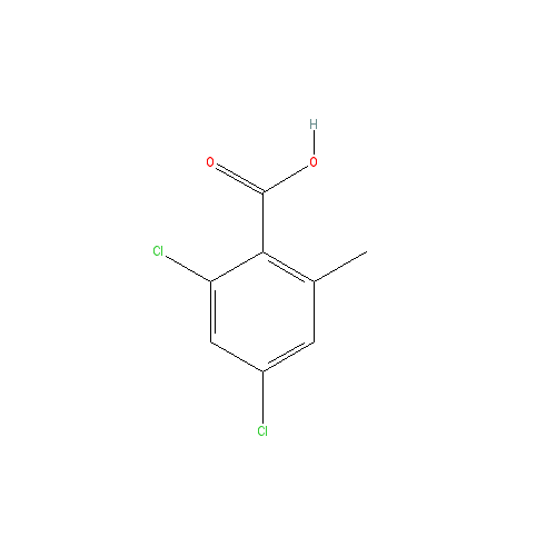 Chemical structure of 2,4-Dichloro-6-methylbenzoic acid