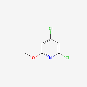 Chemical structure of 2,4-dichloro-6-methoxypyridine