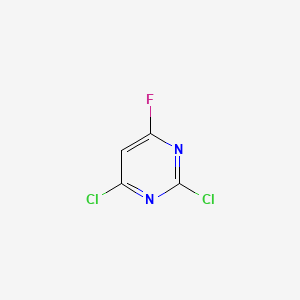 Chemical structure of 2,4-Dichloro-6-fluoropyrimidine