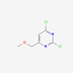 Chemical structure of 2,4-Dichloro-6-(methoxymethyl)pyrimidine