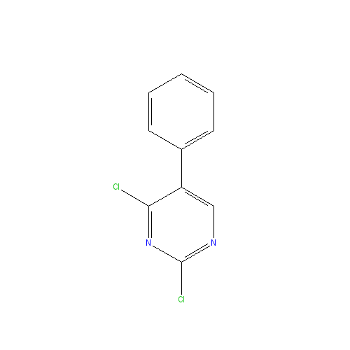 Chemical structure of 2,4-Dichloro-5-phenylpyrimidine