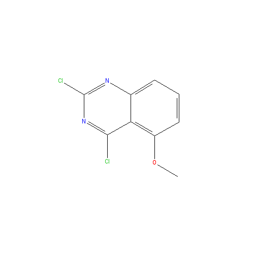 Chemical structure of 2,4-Dichloro-5-methoxyquinazoline