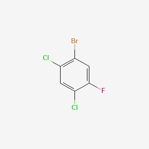 Chemical structure of 2,4-Dichloro-5-fluorobromobenzene