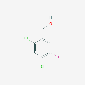 Chemical structure of 2,4-Dichloro-5-Fluorobenzyl Alcohol