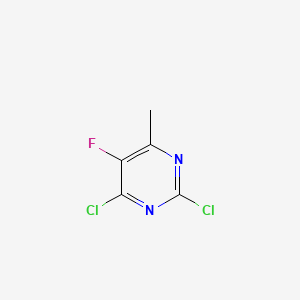 Chemical structure of 2,4-Dichloro-5-fluoro-6-methylpyrimidine