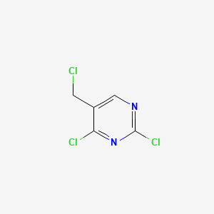 Chemical structure of 2,4-Dichloro-5-chloromethyl-pyrimidine