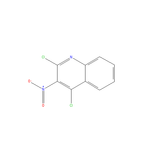 Chemical structure of 2,4-Dichloro-3-nitroquinoline
