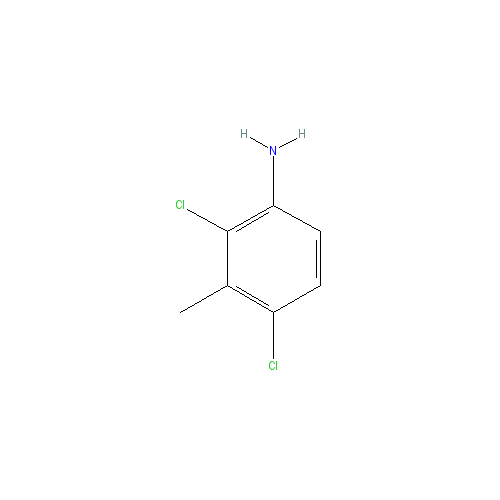 Chemical structure of 2,4-Dichloro-m-toluidine