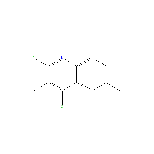 Chemical structure of 2,4-Dichloro-3,6-dimethylquinoline