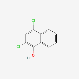 Chemical structure of 2,4-Dichloro-1-naphthol
