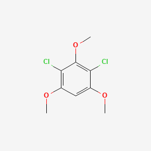 Chemical structure of 2,4-dichloro-1,3,5-trimethoxybenzene