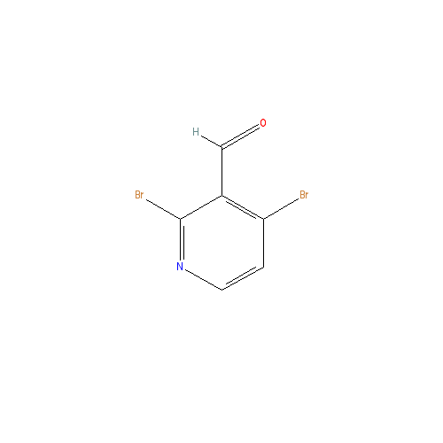 Chemical structure of 2,4-Dibromopyridine-3-carbaldehyde