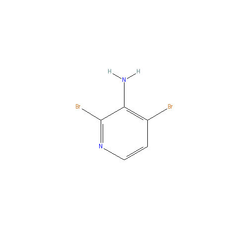 Chemical structure of 2,4-Dibromopyridin-3-amine