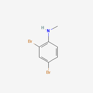 Chemical structure of 2,4-DIBROMO-N-METHYLANILINE