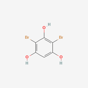 Chemical structure of 2,4-Dibromobenzene-1,3,5-triol