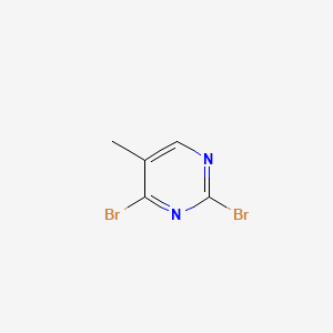 Chemical structure of 2,4-Dibromo-5-Methylpyridine