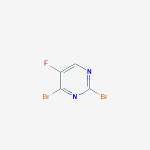 Chemical structure of 2,4-Dibromo-5-fluoropyrimidine