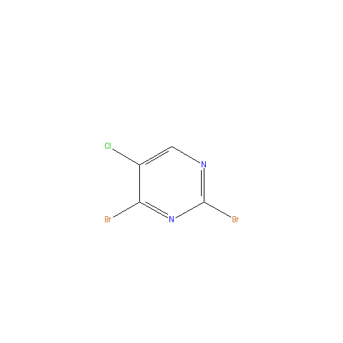 Chemical structure of 2,4-Dibromo-5-chloropyrimidine