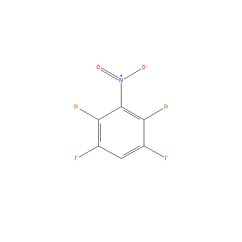 Chemical structure of 2,4-Dibromo-1,5-difluoro-3-nitrobenzene