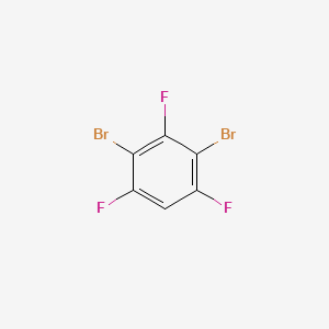 Chemical structure of 2,4-Dibromo-1,3,5-trifluorobenzene
