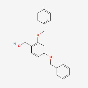 Chemical structure of 2,4-Dibenzyloxybenzyl Alcohol