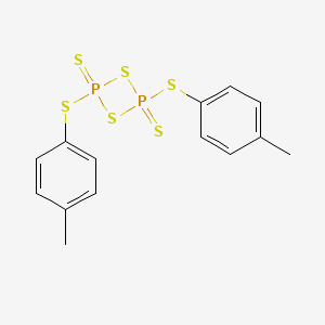 Chemical structure of 2,4-Bis(p-tolylthio)-1,3-dithia-2,4-diphosphetane 2,4-Disulfide