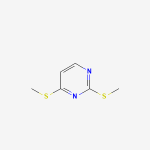 Chemical structure of 2,4-Bis(methylthio)pyrimidine
