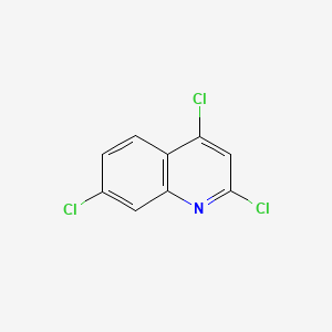 Chemical structure of 2,4,7-Trichloroquinoline