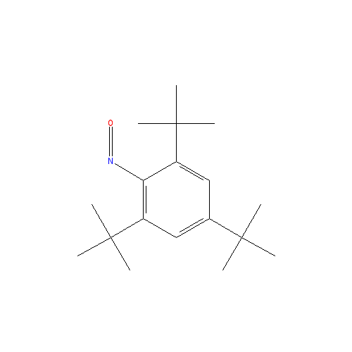 Chemical structure of 2,4,6-Tri-tert-butylnitrosobenzene