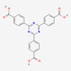 Chemical structure of 2,4,6-Tris(4-Carboxyphenyl)-1,3,5-Triazine