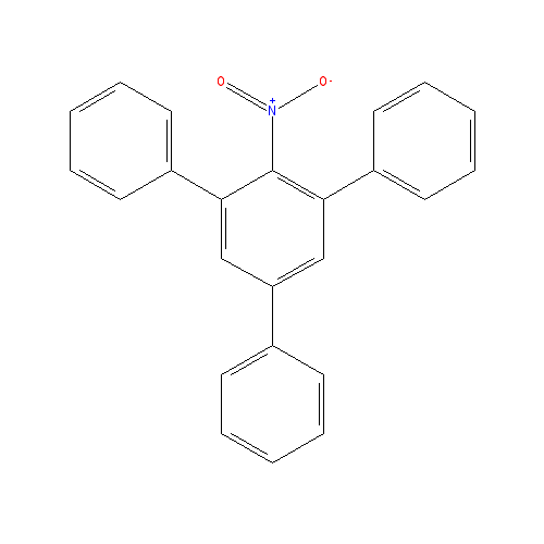 Chemical structure of 2,4,6-Triphenylnitrobenzene