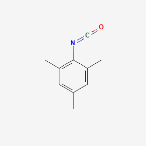 Chemical structure of 2,4,6-Trimethylphenyl isocyanate