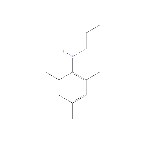 Chemical structure of 2,4,6-Trimethyl-N-propylaniline