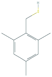 Chemical structure of 2,4,6-TriMethylbenzyl Mercaptan