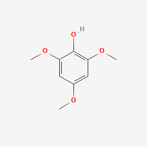 Chemical structure of 2,4,6-Trimethoxyphenol