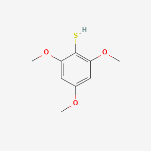 Chemical structure of 2,4,6-Trimethoxybenzenethiol