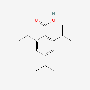 Chemical structure of 2,4,6-Triisopropylbenzoic acid
