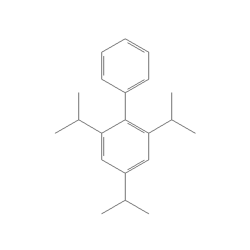 Chemical structure of 2,4,6-Triisopropyl-1-phenylbenzene