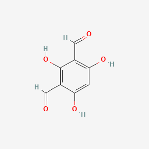 Chemical structure of 2,4-Diformyl phloroglucinol