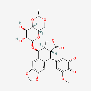 Chemical structure of 2',4',6'-Trihydroxydihydrochalcone 4'-O-(3''-O-galloyl)glucoside