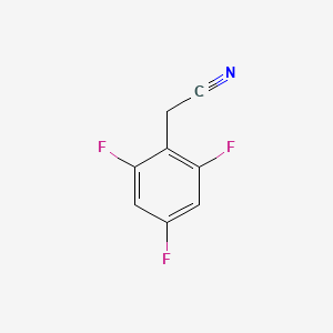 Chemical structure of 2,4,6-Trifluorophenylacetonitrile