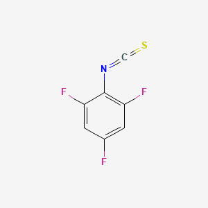 Chemical structure of 2,4,6-Trifluorophenyl Isothiocyanate