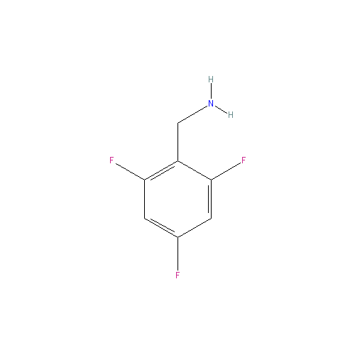 Chemical structure of 2,4,6-Trifluorobenzylamine
