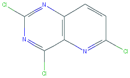 Chemical structure of 2,4,6-Trichloropyrido[3,2-d]pyrimidine